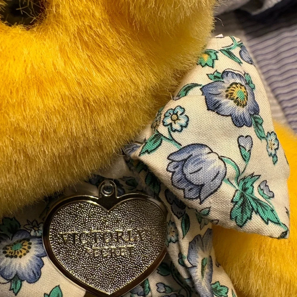 Gund Yellow Teddy Bear with Floral Bow